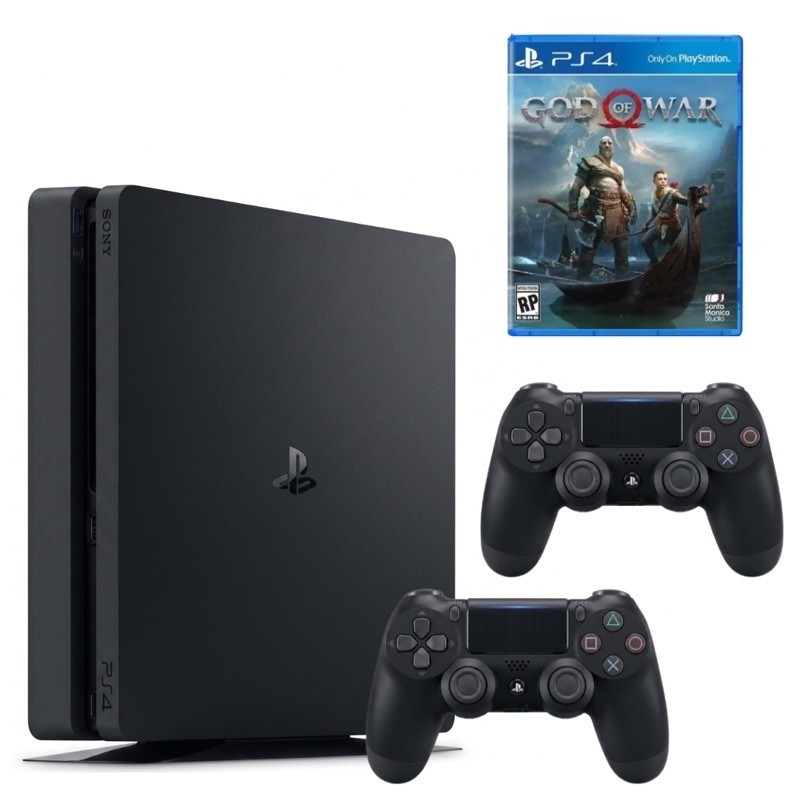 PS4 SONY SLIM 1 TERA OU 500GB + 1 OU 2 CONTROLES + 1 JOGO A ESCOLHA