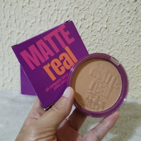 Pó Compacto Facial Matte Real 7g FPS 10 Avon