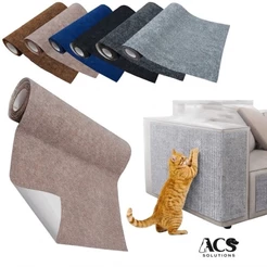 Arranhador Adesivo para Gatos 200x50 cm e 100x50 cm – Carpete Premium para Sofá, Móveis, Parede