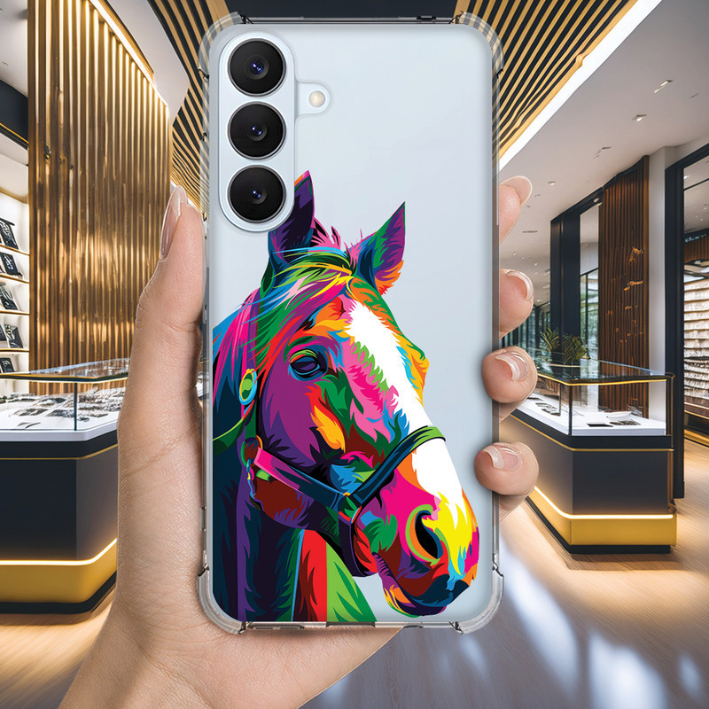 Capa Capinha GALAXY NOTE 20 ULTRA PLUS 10 S25 EDGE S24 S23 S22 S21 Anti-impacto Personalizada bichinho CAVALO owl (3200)