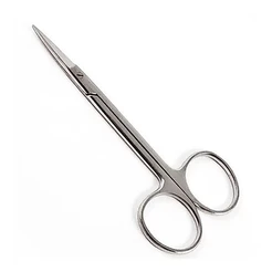 Tesoura Iris Reta 10 Cm Fina/fina - Social Instrumentos.