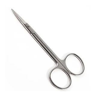 Tesoura Iris Reta 10 Cm Fina/fina - Social Instrumentos.