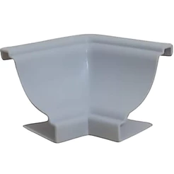 Cantoneira P/Moldura Forro PVC 25 Peças Interno BRANCO GELO/BRANCO NEVE