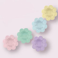 50~250 FORMINHAS CANDY COLORS PARA DOCES MODELO FLOR MARGARIDA