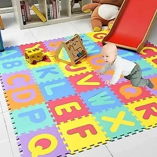Tapete Alfabeto e Numérico Eva Tatame Infantil Educativo Criança Peças 29x29cm 08mm 26 ou…