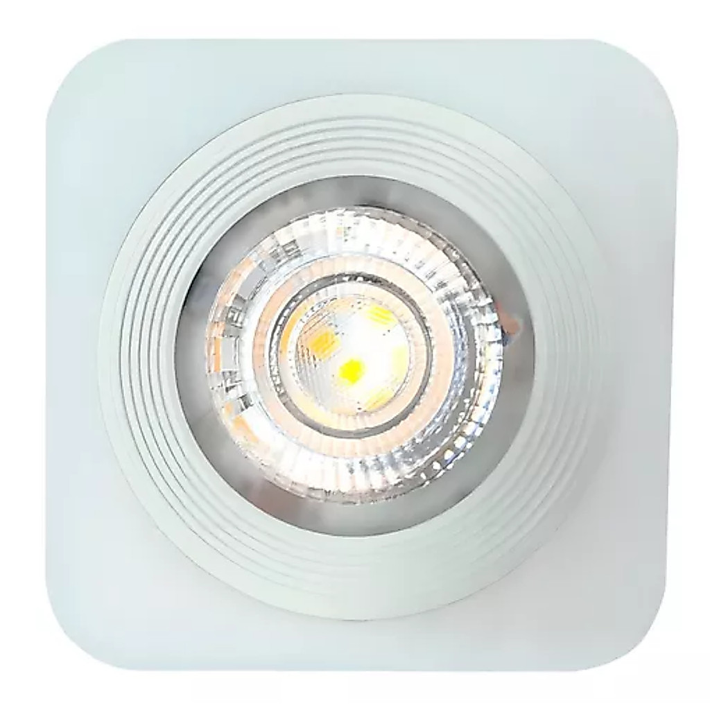 Spot Led Sobrepor Quadrado Branco 5w Branco Frio e Quente