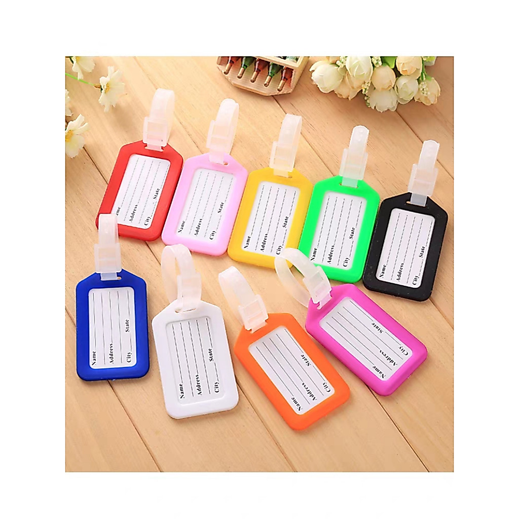 Tag de Identificação Identificador de Mala Bagagem Viagem Travel - ATACADO Unidades de Tag Etiquetas de Identificação Bagagem Mala Bolsa - Viagens Unidades Tag de Identificação Etiquetas p / Mala Bagagem Viagem - Travel Luggage Tag