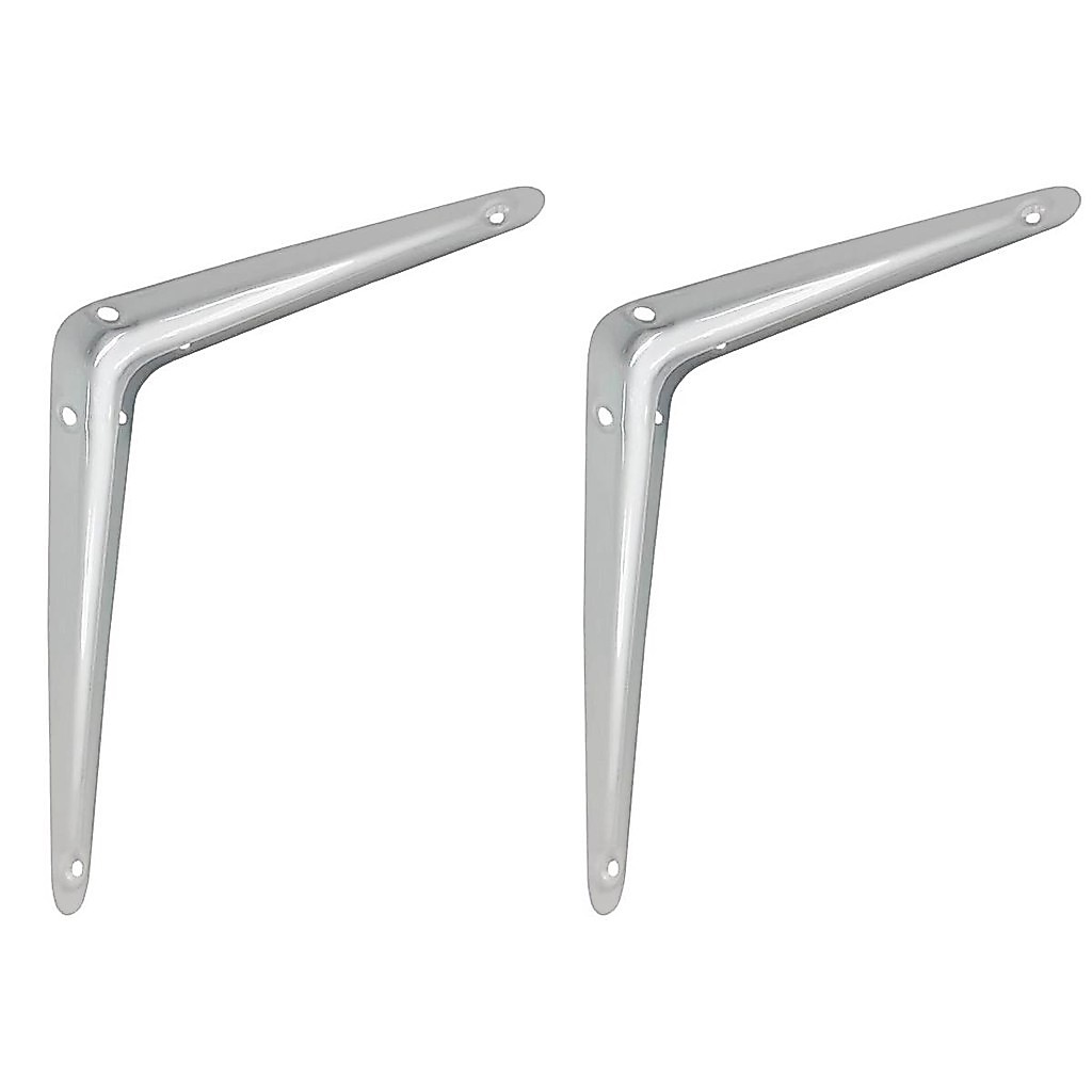 Kit Suporte De Prateleira - Cantoneira - 25 X 30 Cm 47,0004 (Com 2 Unidades) - Nord