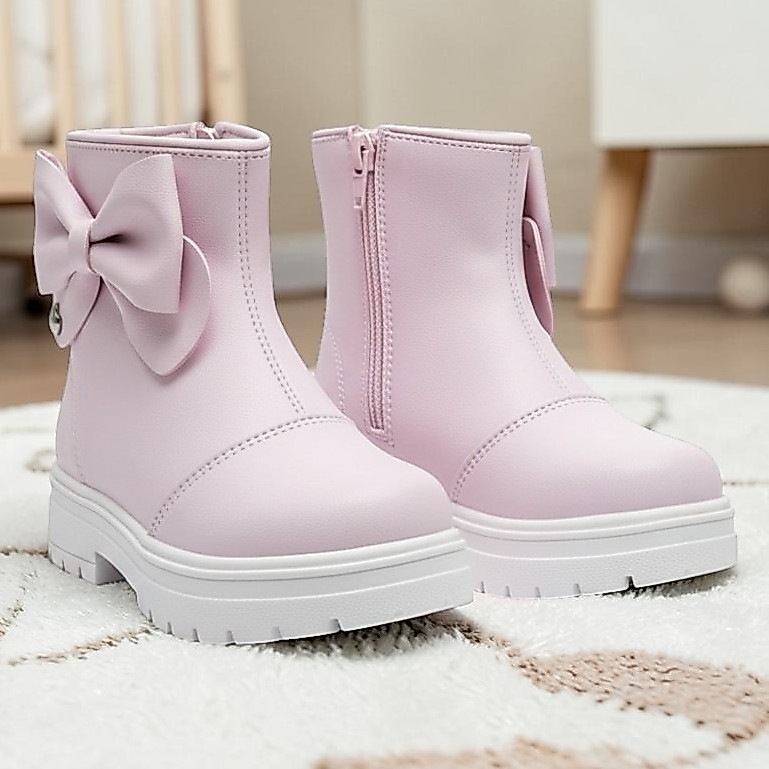 Bota Infantil com Laço Conforto Estilo e Delicadeza