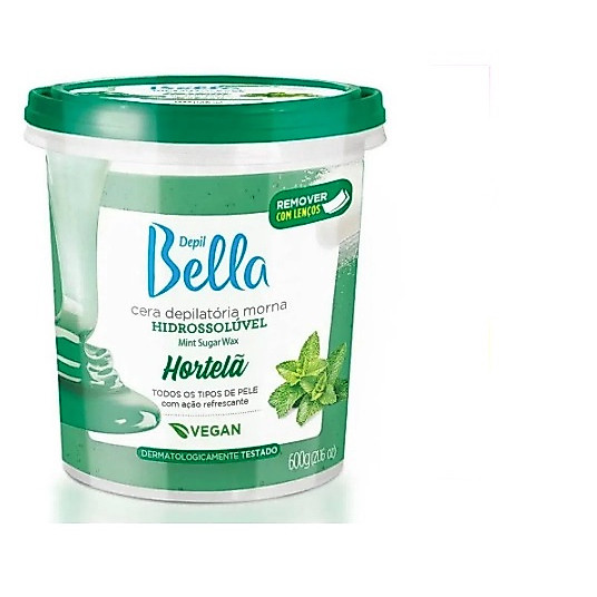 Cera Depilatória Morna Hidrossolúvel Depil Bella 600g — imagem 2 de 2