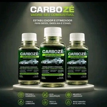 Aditivo Combustível CarboZé 100ml Gasolina Etanol Diesel Estabilizador Otimizador