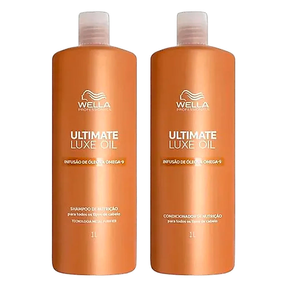 Kit Wella Professionals Ultimate Luxe Oil Shampoo 1L + Condicionador 1L
