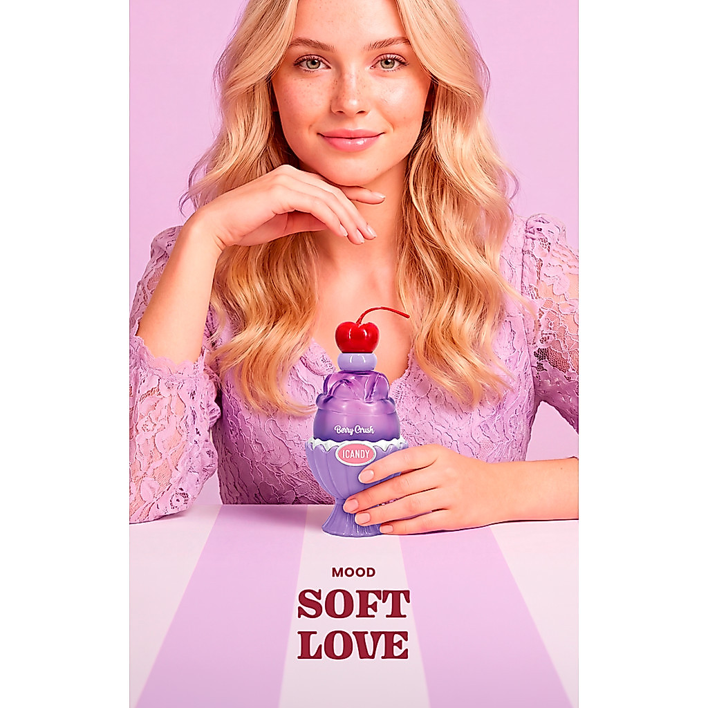 Perfume Icandy Ice Cream Berry Crush Feminino 60ml Eau De Parfum — imagem 2 de 2