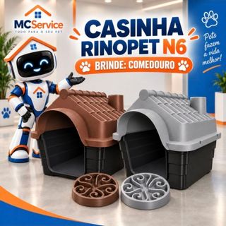 Casa Casinha Plastica De Cachorro Cães N6 Desmontável
