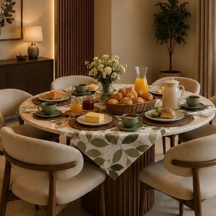 Toalhas Mesa Chá 70x70 Decoração Cozinha