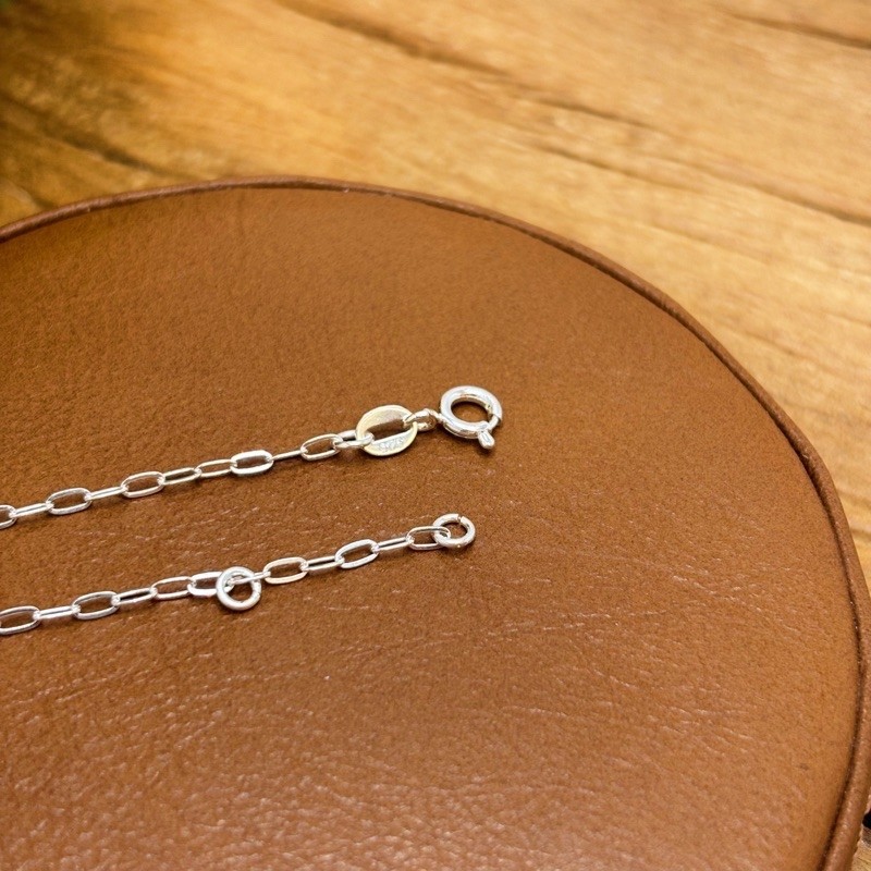 Pulseira Feminina Corações Azuis em Prata 925 — imagem 2 de 2
