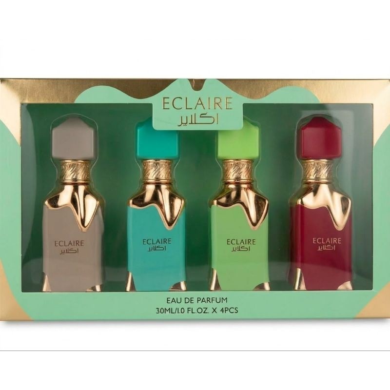Perfumes Árabes Kit 04 Miniaturas 30ml Gourmand Baunilhado Florais Amadeirado