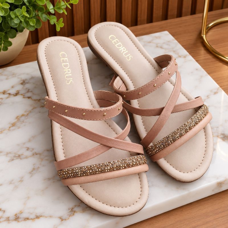 Rasteira rasteirinha chinelo  confortável feminino moda tendência