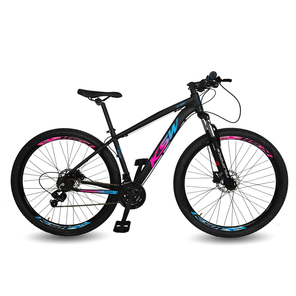 Bicicleta Aro 29 Ksw xlt 21 Marchas Shimano e Freios a Disco