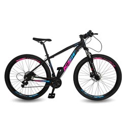 Bicicleta Aro 29 Ksw 21 Marchas Freios a Disco e Trava