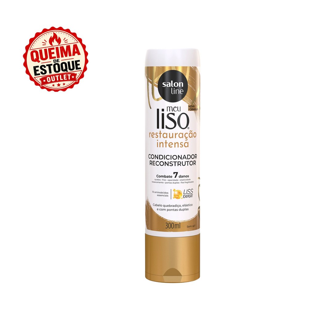 Condicionador Meu Liso Restauração Intensa Salon Line 300ml