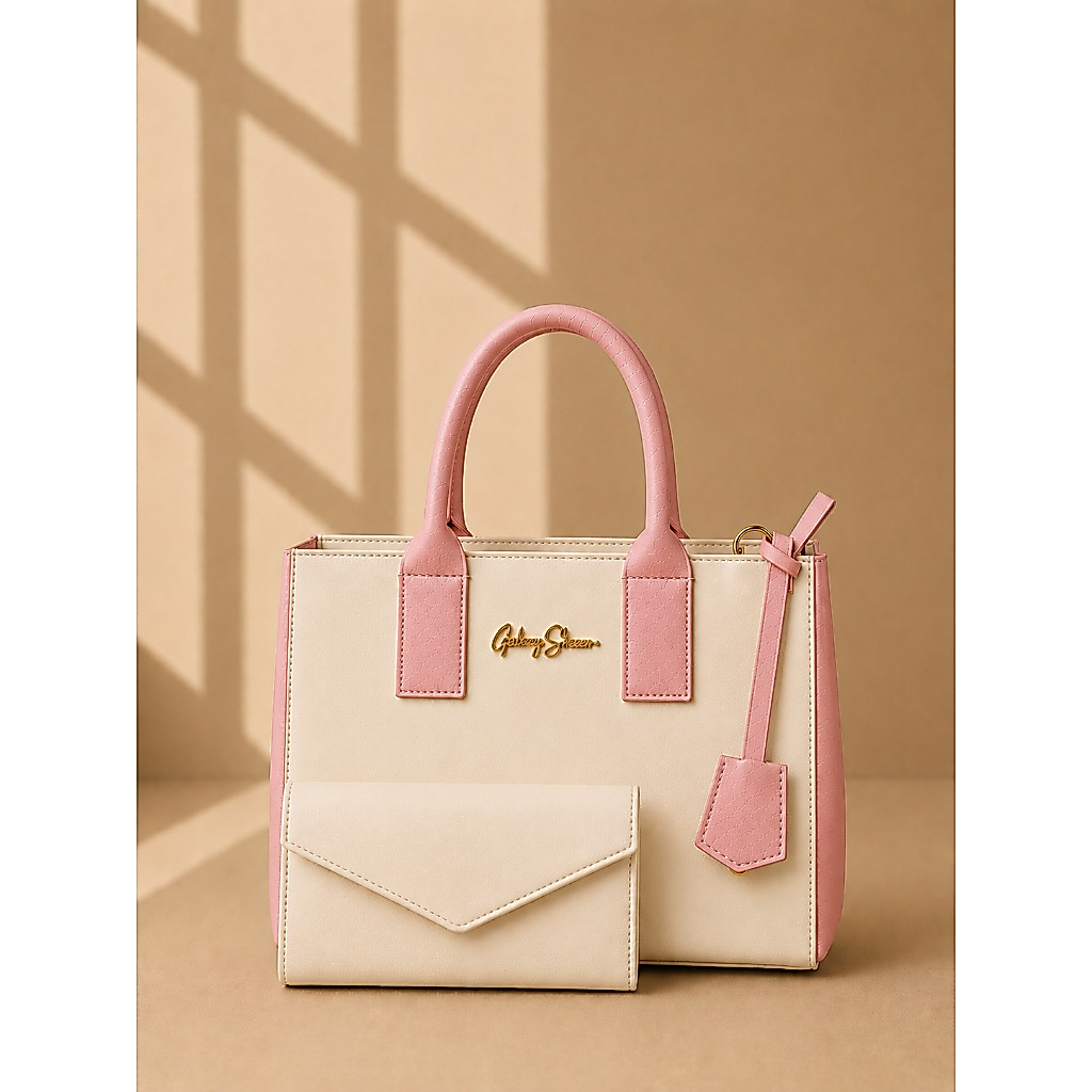 Kit Bolsa Anjik Média + Carteira Transversal Moderna**Moda Feminina
