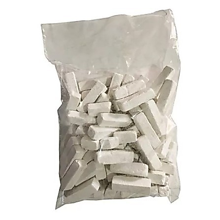 Giz Branco Para Tacos de Sinuca / Bilhar - 1/2Kg