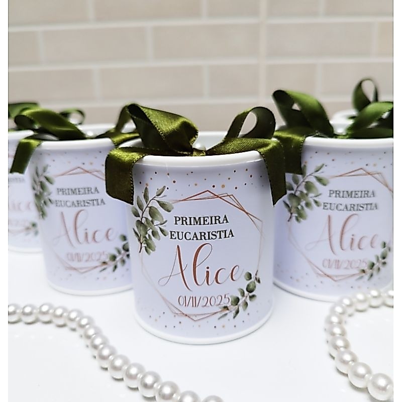 Tubolatas 7x6  Batizado Primeira Eucaristia Lembrancinha Personalizada Primeira Comunhão
