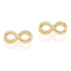 Brinco Ouro 18k Rommanel Infinito Antialérgico Pequeno 525114