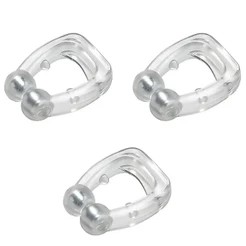 Kit 3 Clip Nasal Anti Ronco Magnético Com Imã Apneia Nariz