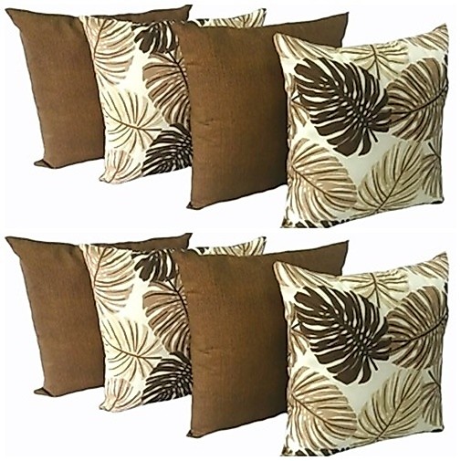 Kit 10 Capas de Almofadas 45x45 Cm , Com Zíper  5 Estampadas e 5 Lisas, Tecido Gorgurinho.