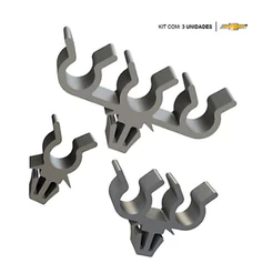 Kit Grampo Suporte Cabo De Vela Agile Celta Corsa S10 Prisma Classic Spin Vectra Zafira Astra