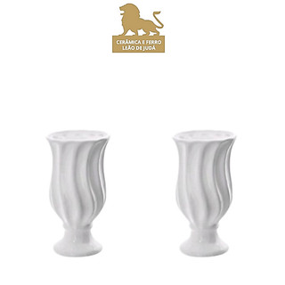 2 vaso folha M para decoração