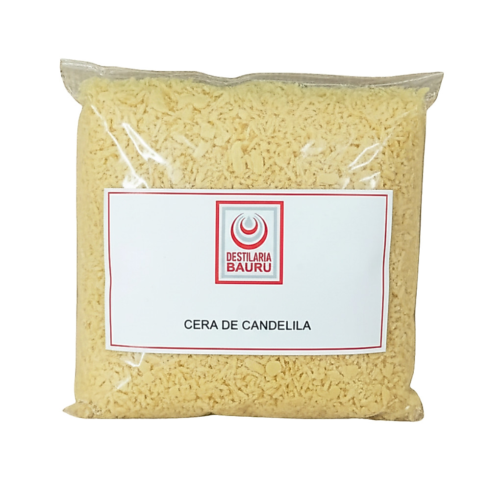 Cera Candelila Vegetal em Escamas Cosméticos Batom Balsamo Pomada 500g 150g Destilaria Bauru