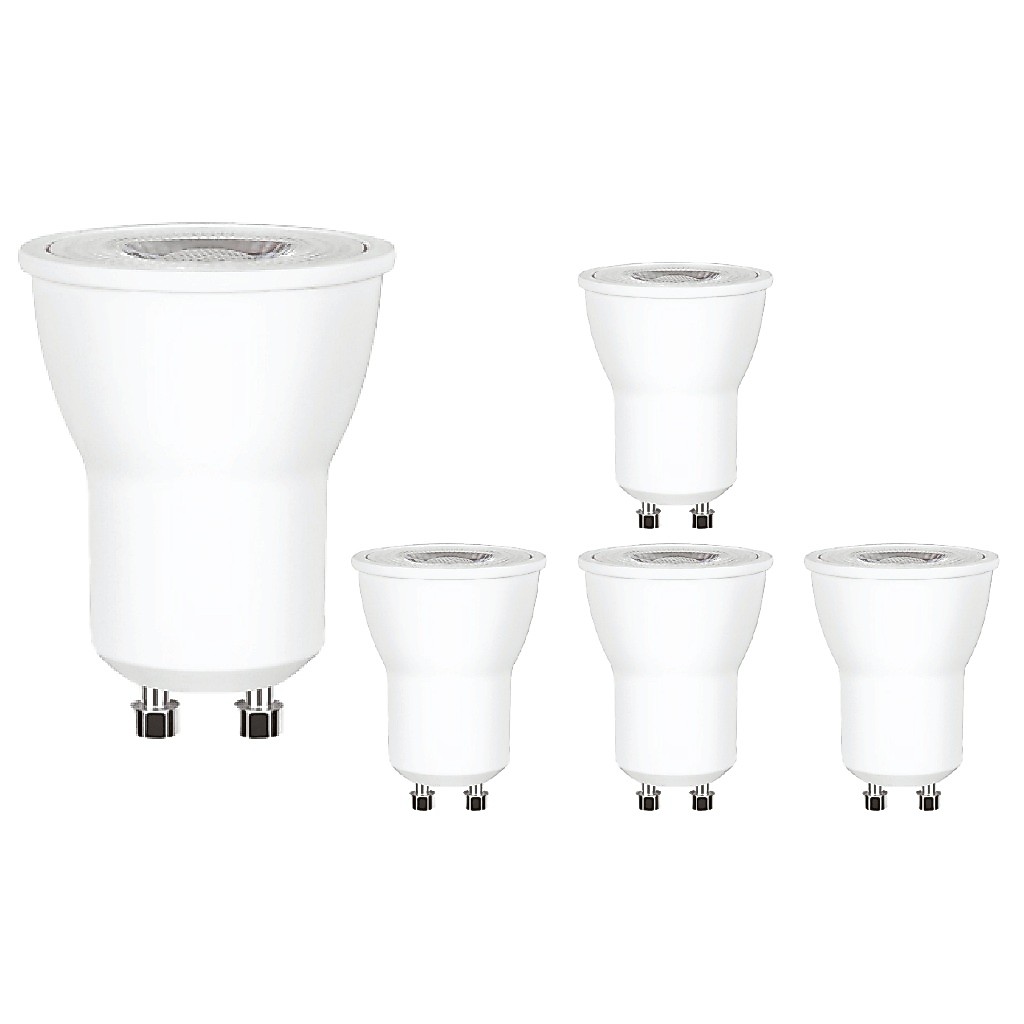 Kit 5 Mini Dicroica led 4,5w Mr11 Branco Quente/Frio Bivolt 3000k 4000k 6000k pa