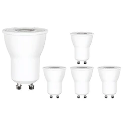 Kit 5 Mini Dicroica led 4,5w Mr11 Branco Quente/Frio Bivolt 3000k 4000k 6000k para spot