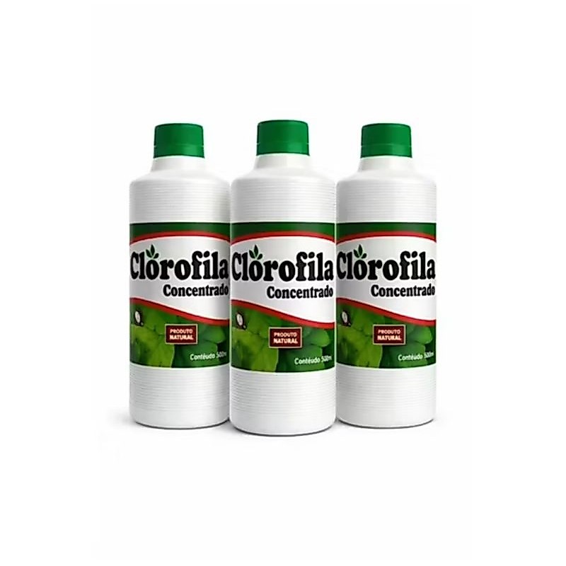 Clorofila líquida Garrafa - 500 ml - cada