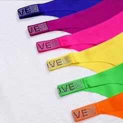 Kit 5 Calcinhas LOVE Fio Dental Strass Brilho Sem Costura Slim Sexy Lingerie Premium P | M | G | GG
