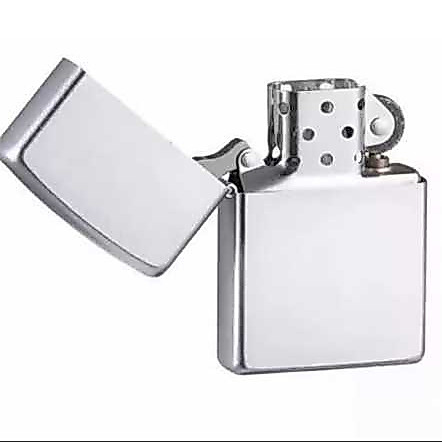 Isqueiro tipo Zippo Cromado
