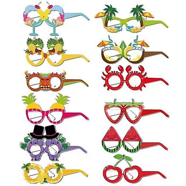 Kit 6 Óculos Divertido Festa Infantil Praiano Verão Sortidos