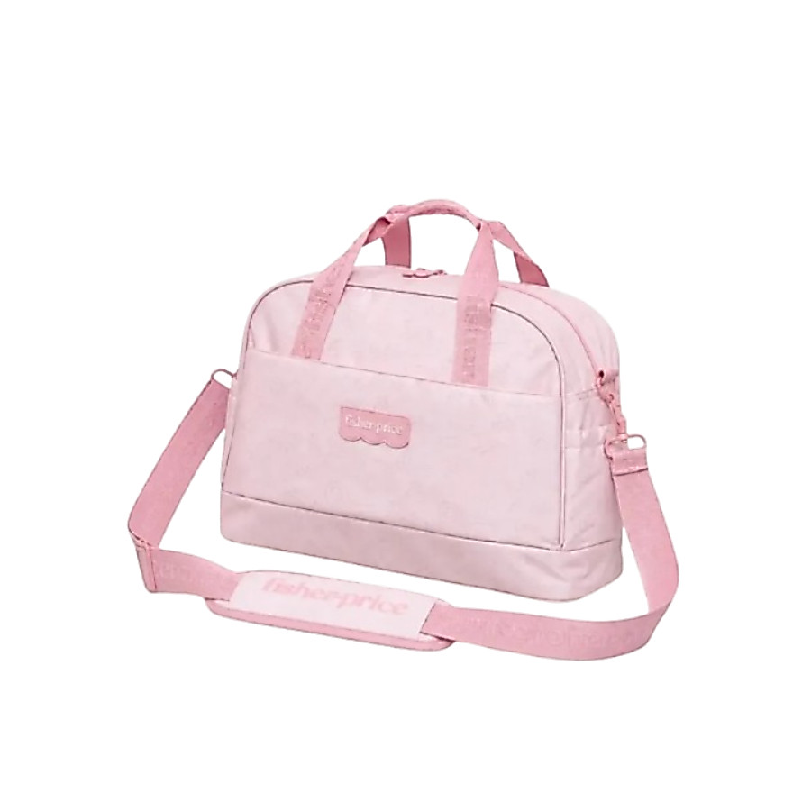 Mala Maternidade Dozy Girls Fisher Price 42cm Média Com Zíper e Alças Ajustáveis Rosa Original - Pacific