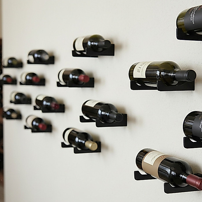 Kit 10 Adegas de Parede Profissional Painel Suspenso para Vinhos