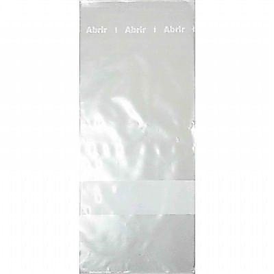 SACO DE AMOSTRA COM TARJA 12X25X0.50 500 UNIDADES PEBD — imagem 2 de 2