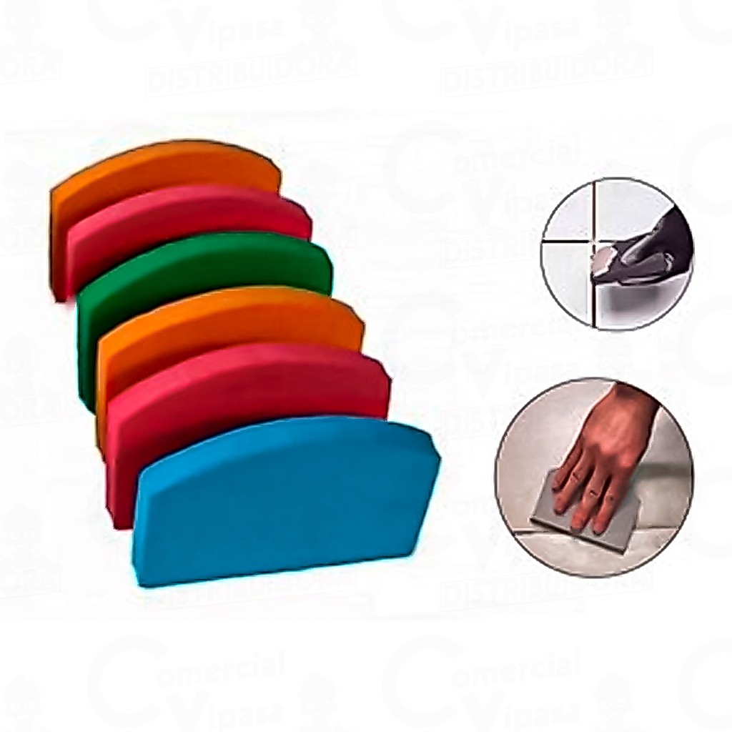 Kit Jogo 12 Espátula Para Aplicação De Rejunte Em Material EVA Cerâmica Piso Colorido Flexível · foto 2