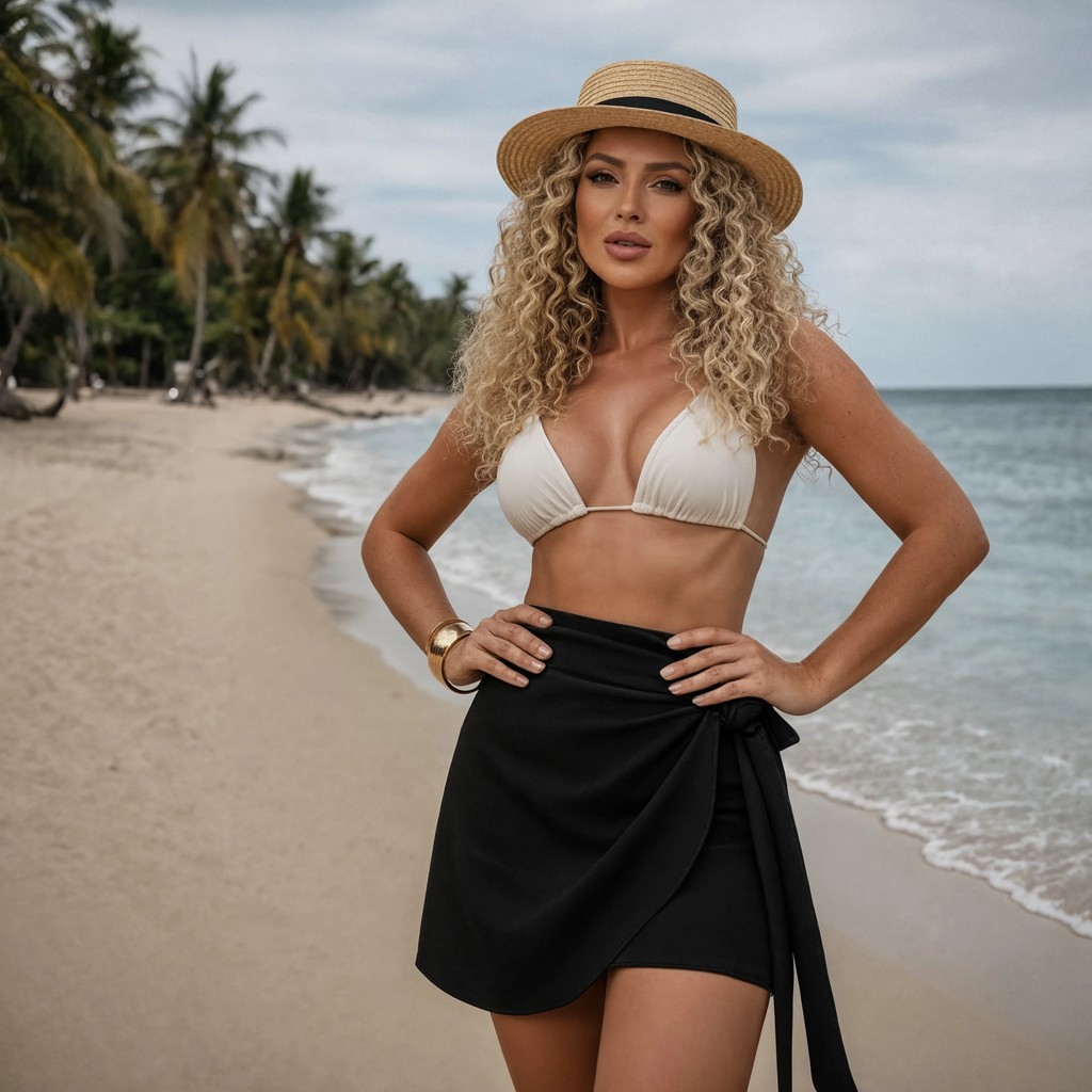 Saída De Praia Feminino Saia Envelope  Elegante Verão Leve Com Secagem Rápida Canga Envio Imediato