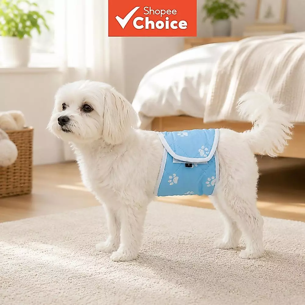 Fralda Masculina Para Cachorro Lavável Uso Interno , Reciclável Barriga De