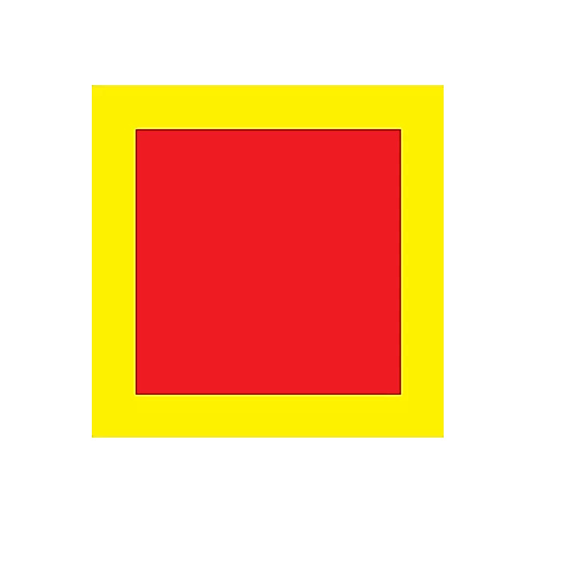 Adesivo Demarcação De Solo Para Extintor 100x100cm 1x1m