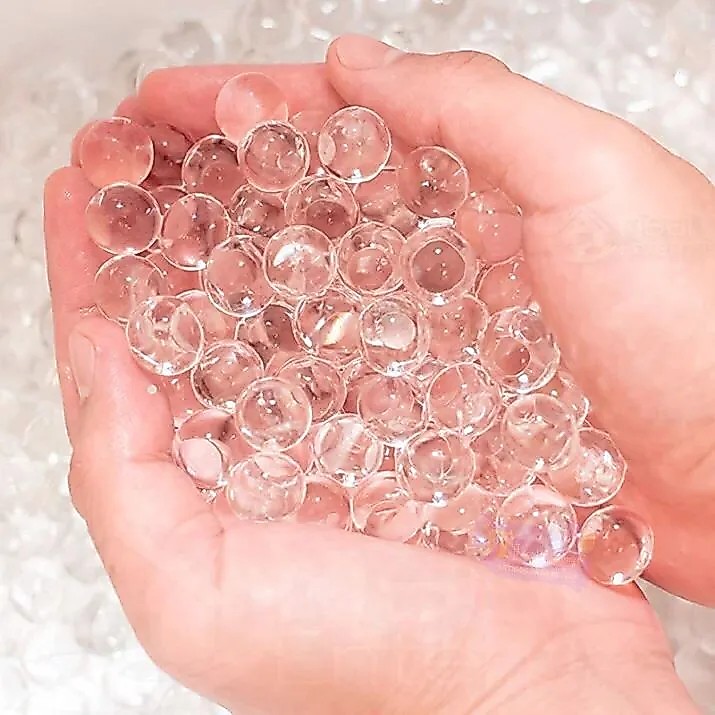 Bolinhas de Gel que Crescem na Água | Hidrogel Transparente para Vaso e Arranjo | Bolinhas de Gel para Plantas 6g