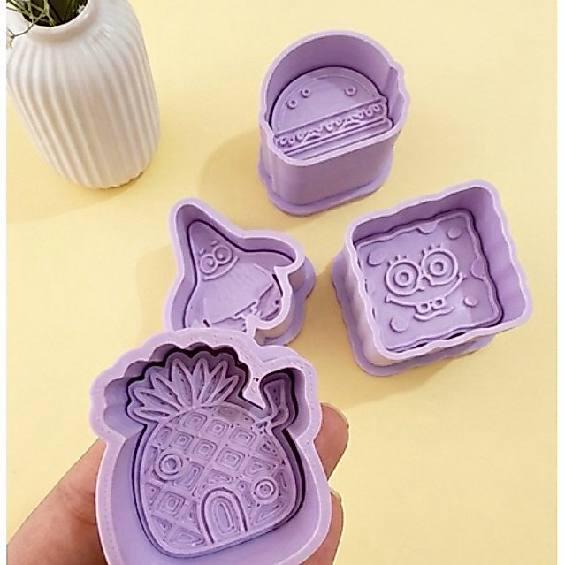Ejetor Bob Esponja Ejetores de brigadeiro forminha modelador