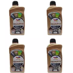 Kit 4 Litros de Óleo Lubrificante do Motor Total Quartz 9000 Future GF6 0W20 Api SP Sintético